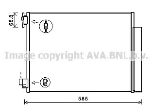 AVA QUALITY COOLING da5011d -  Конденсатор, кондиционер